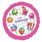 Anagram I Love Shopkins Round 18" Foil Balloon