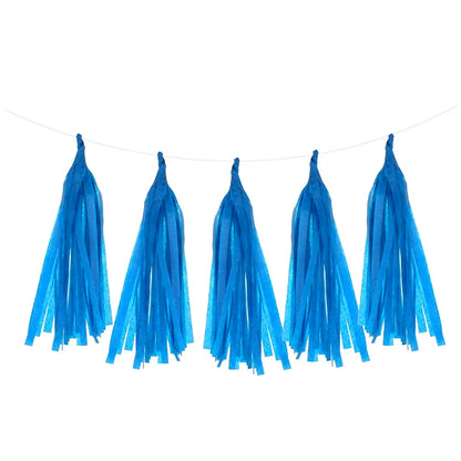 Tissue Paper Garland Tassel 5pc