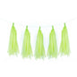 Tissue Paper Garland Tassel 5pc