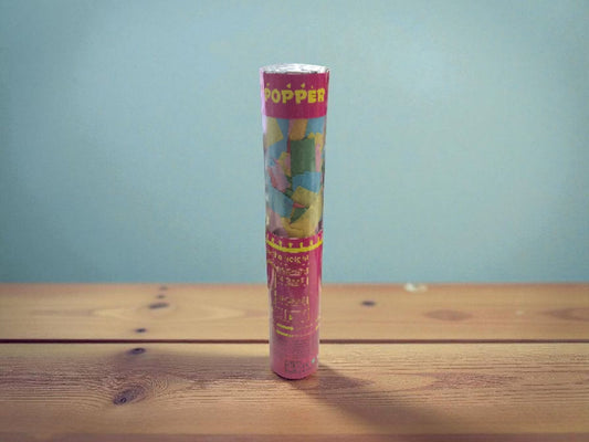 Confetti Cannon Party Popper Multi Colour Paper