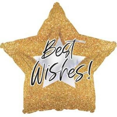 CTI Best Wishes! Glitter 17" Foil Balloon