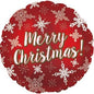 CTI Christmas Snowflakes 17" Foil Balloon