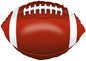 CTI Leather-Look Football 21" Foil Balloon