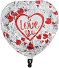 CTI I Love You Mosaic Hearts 17" Foil Balloon