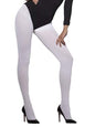 Smiffys Opaque Tights, White , Fever Hosiery Fancy Dress