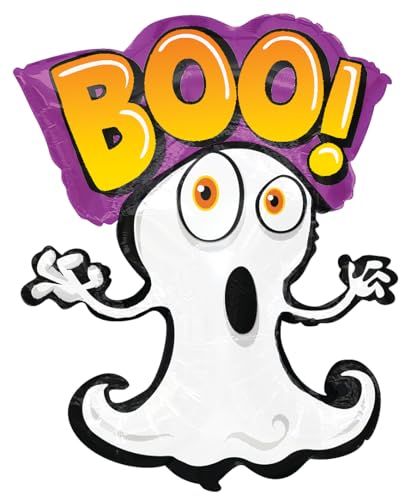 CTI Boo' Ghost Shape 36" Foil Balloon