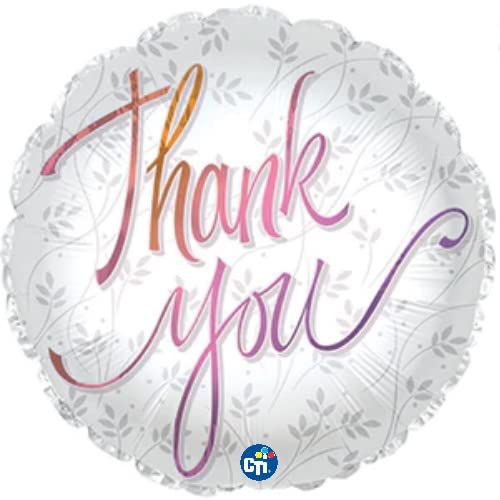 CTI Thank You Script 17" Foil Balloon
