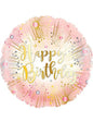 CTI Happy Birthday Rose Gold 17" Foil Balloon