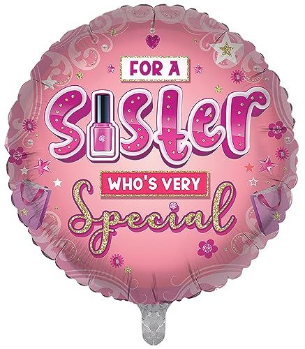 special sister Pink round shape balloon and beautiful decoration Sister characteristics