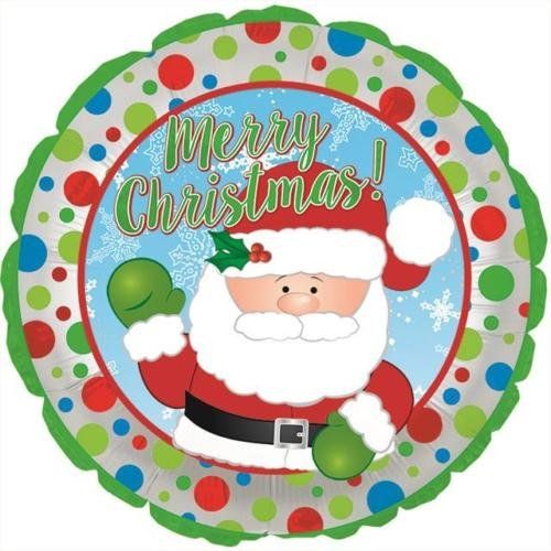 CTI Waving Santa 17" Foil Balloon