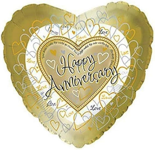 CTI Happy Anniversary 17" Foil Balloon