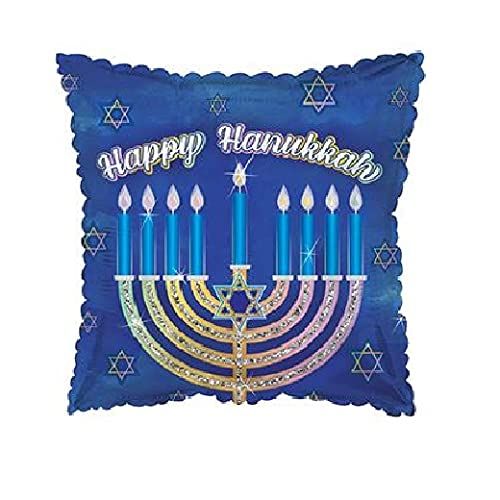 CTI Glittered Menorah 17" Foil Balloon
