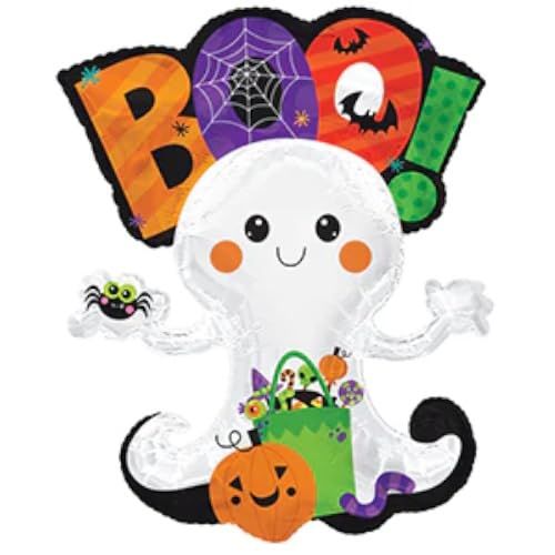 CTI Boo ! Ghost with Candy Bag 36" Foil Balloon
