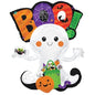 CTI Boo ! Ghost with Candy Bag 36" Foil Balloon