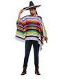 Smiffy's Poncho Costume, Multicolored, One Size