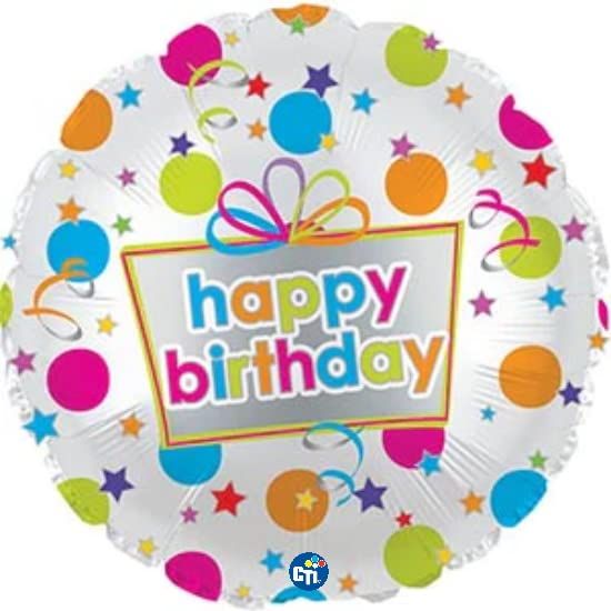 CTI Happy Birthday Dots 17" Foil Balloon