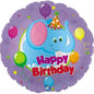 CTI Happy Birthday Party Elephant 17" Foil Balloon
