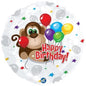 CTI Monkey Around Birthday 17" Foil Balloon