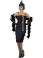 Smiffys Flapper Costume 1920's Razzle Fancy Dress Costumes size: L - UK Size 16-18