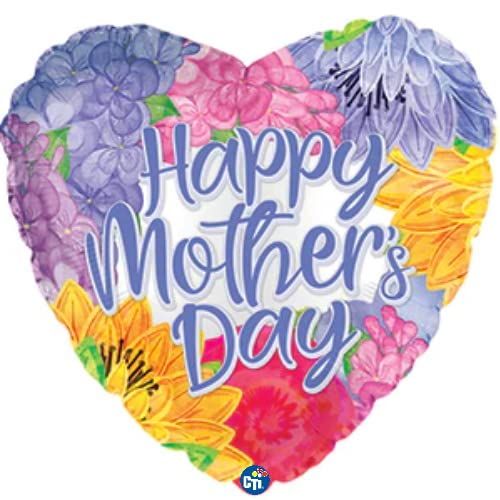 CTI Happy Mother's Day Lavender Font 17" Foil Balloon