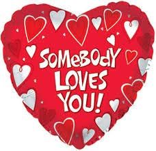 CTI Somebody Loves You 17" Foil Balloon