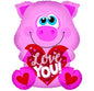 CTI Love You Pink Piglet 24"