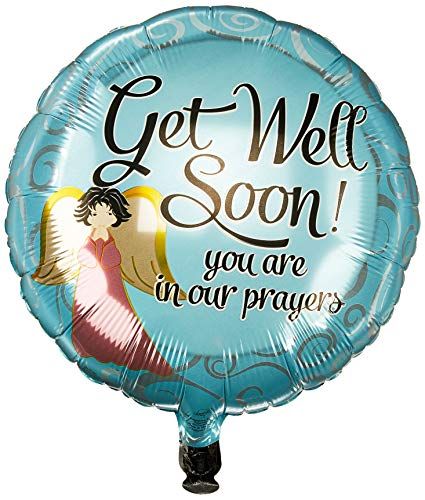 CTI Get Well Soon Angel 17" Foil Balloon