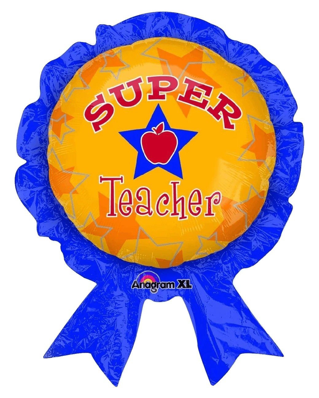 Anagram Super Teacher Award Ribbon 30" Foil Balloon