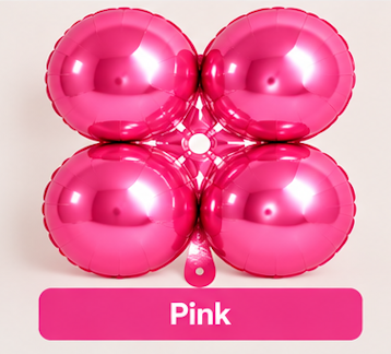 12" Clover Foil Balloons – Easy Magic Arch Air Fill Decorations - Pack of 4