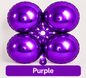 12" Clover Foil Balloons – Easy Magic Arch Air Fill Decorations - Pack of 4