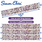 Baby Christening Holographic Banner – 2.5m / 8ft – Cut into 3 Banners