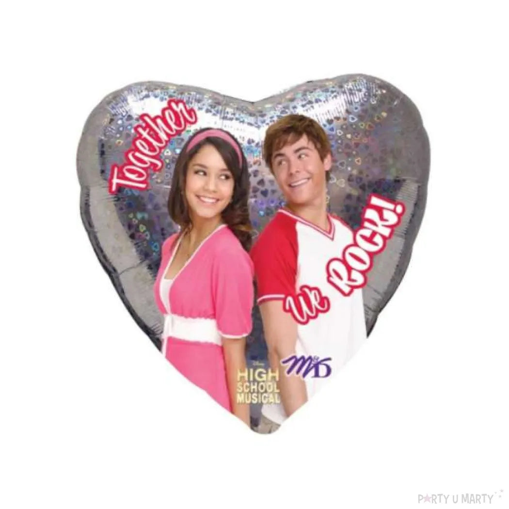Amscan Disney High School Musical – Together We Rock! 18" Heart Foil Balloon
