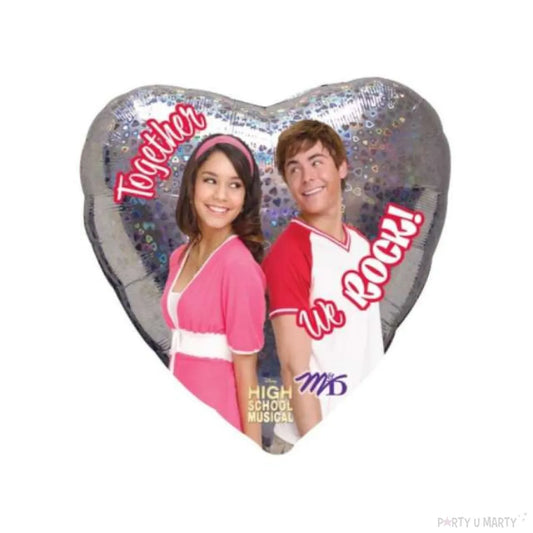 Amscan Disney High School Musical – Together We Rock! 18" Heart Foil Balloon