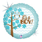 It's a Boy Owl 18-Inch Round Balloon