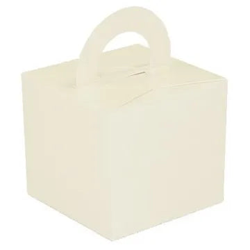 Balloon/Gift Box Ivory x10pcs 65mm (w) x 65mm (d) x 60mm (h)