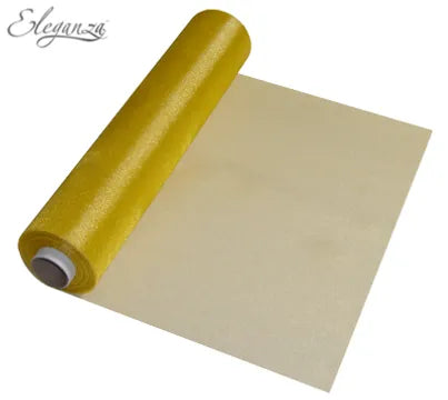 Eleganza Soft Sheer Organza 29cm x 25m Different colours available
