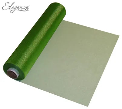 Eleganza Soft Sheer Organza 29cm x 25m Different colours available