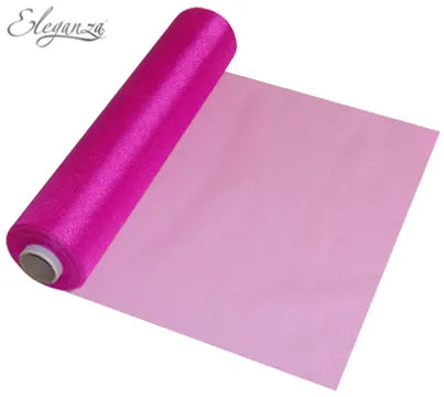 Eleganza Soft Sheer Organza 29cm x 25m Different colours available