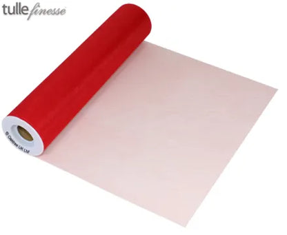 Eleganza Tulle Finesse 12" x 25 Yards Various Colours