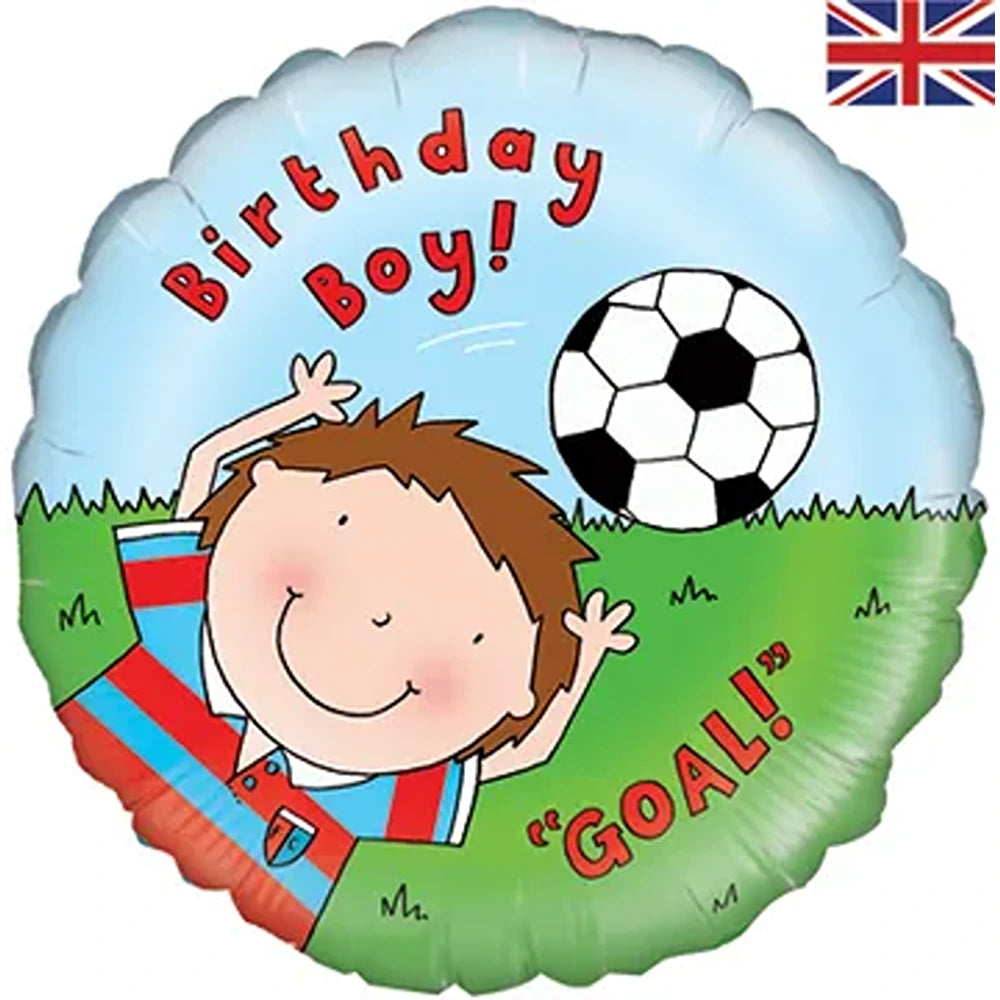 Oaktree Happy Birthday Footballer 18" Foil Balloon