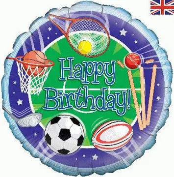 Oaktree 18inch Sports Birthday Foil Balloon