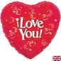 Oaktree I Love You 18" Heart Foil Balloon