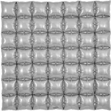 Silver 7x7 Waffle 36" Balloon