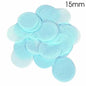Oaktree Tissue Paper Confetti Round 15mm x 14g Lt. Blue