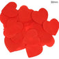 Oaktree Tissue Paper Confetti Heart 30mm x 100g Red