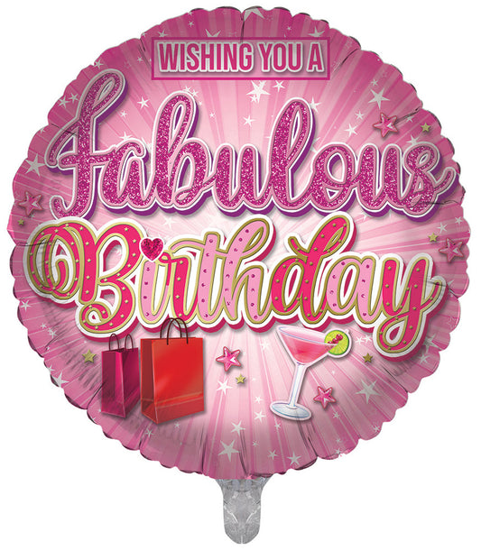 Fabulous Birthday Female Double Sided 18-inch