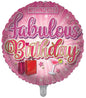 Fabulous Birthday Female Double Sided 18-inch