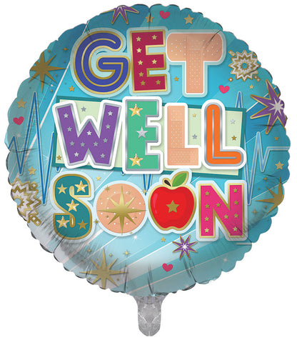 Get Well Soon Double Sided 18-Inch Balloon
