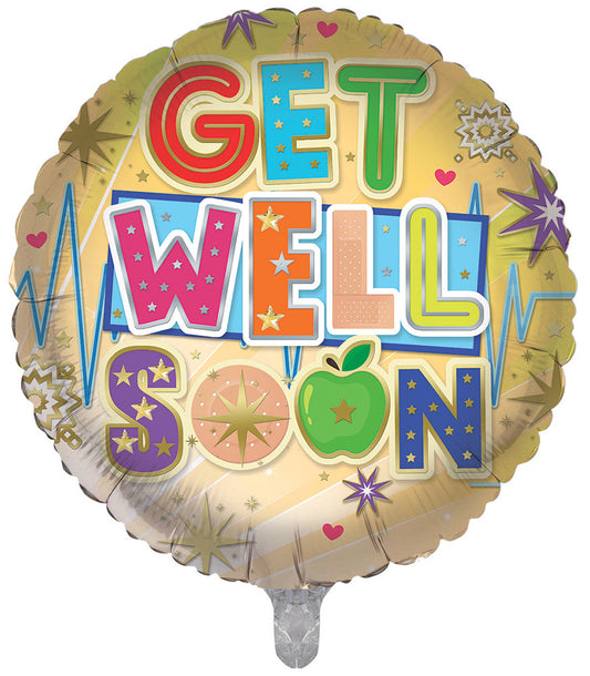 Get Well Soon Double Sided 18-Inch Balloon