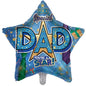 Special Dad You're a Star 18-inch Star Foil Balloon